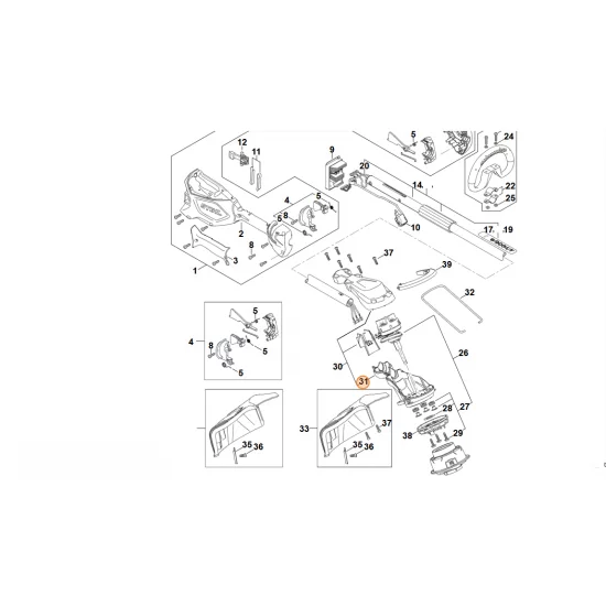 STIHL  Obudowa silnika FA05 602 1200